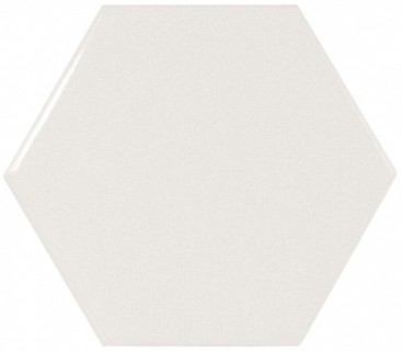Scale Hexagon White 10.7x12.4