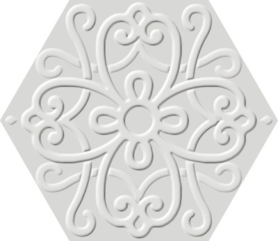 Керамогранит ITT Ceramic Flora Hexa White 23,2x26,7