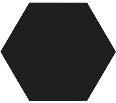 Керамогранит ITT Ceramic Hexa Black 23,2x26,7