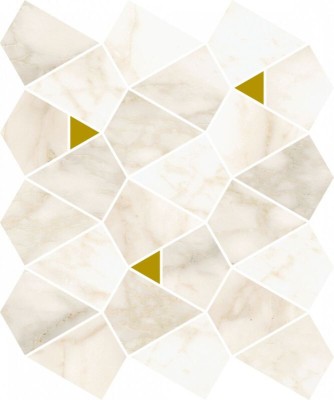 Керамогранит Italon Eternum Carrara Mosaico Vertex/Этернум Каррара Мозаика Вертекс 25,8x30