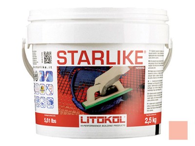 Litochrom Starlike затирочная смесь (Литокол Литохром Старлайк) C.230 (Corallo / Светло-розовый), 5 кг