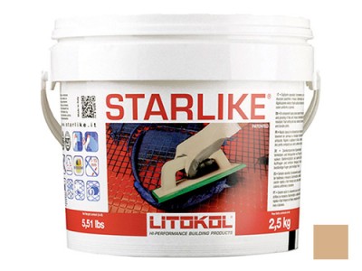 Litochrom Starlike затирочная смесь (Литокол Литохром Старлайк) C.250 (Sabbia / Бежевый), 5 кг