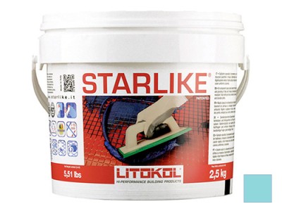 Litochrom Starlike затирочная смесь (Литокол Литохром Старлайк) C.400 (Turchesse / Бирюза), 5 кг