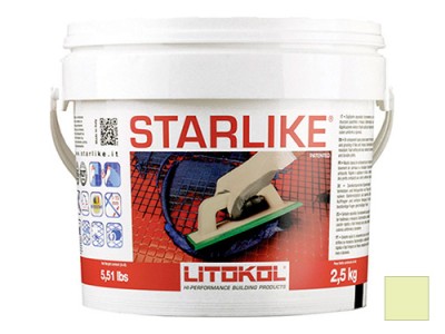 Litochrom Starlike затирочная смесь (Литокол Литохром Старлайк) C.440 (Lime / Лайм), 5 кг
