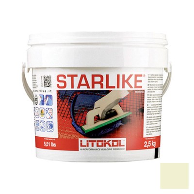 Litochrom Starlike затирочная смесь (Литокол Литохром Старлайк) C.520 (Avorio / Слоновая кость), 5 кг