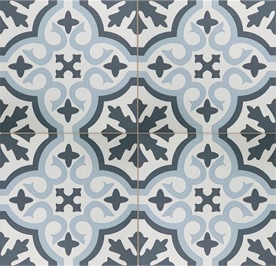 Керамогранит Etili Seramik Venice Sky Blue Black Pre-cut 45x45